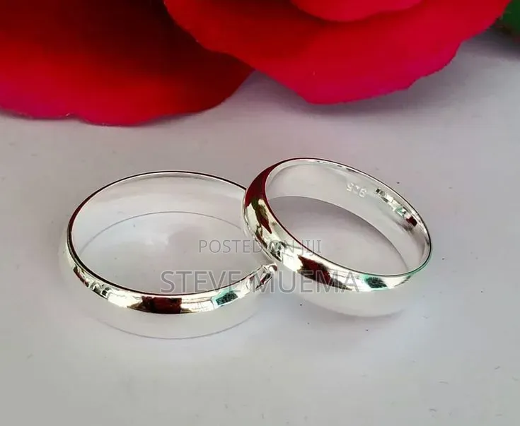 Pure Silver 925 Wedding Ring.