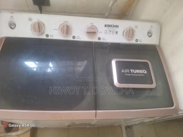 BRÜHM 11KG Twin Tub Washing Machine – Clean Reliable