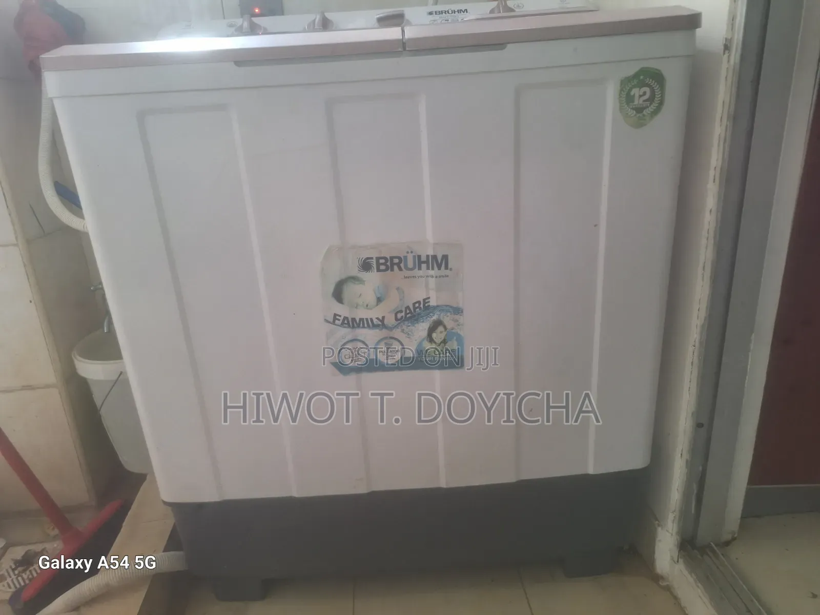 BRÜHM 11KG Twin Tub Washing Machine – Clean Reliable