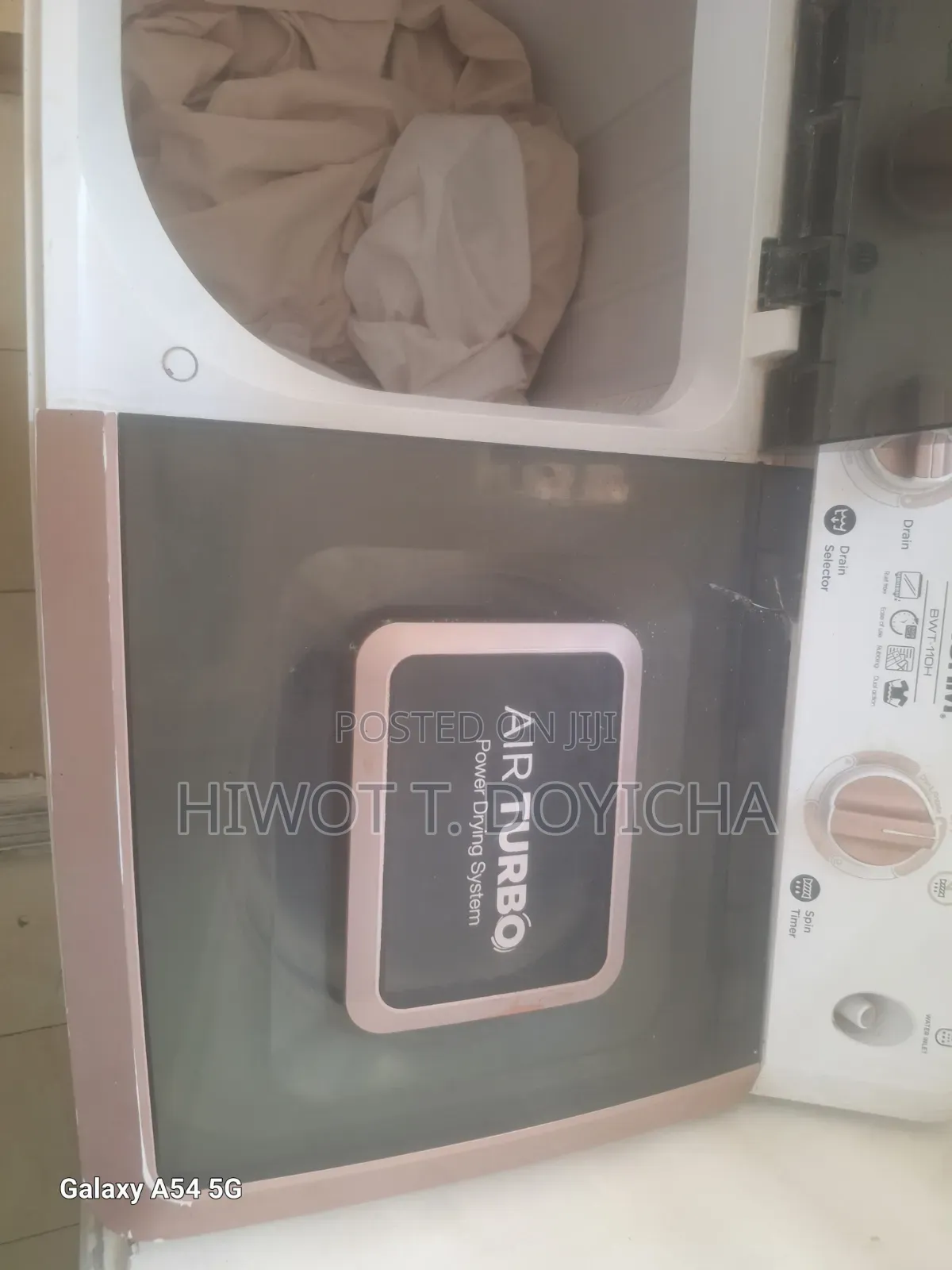 BRÜHM 11KG Twin Tub Washing Machine – Clean Reliable