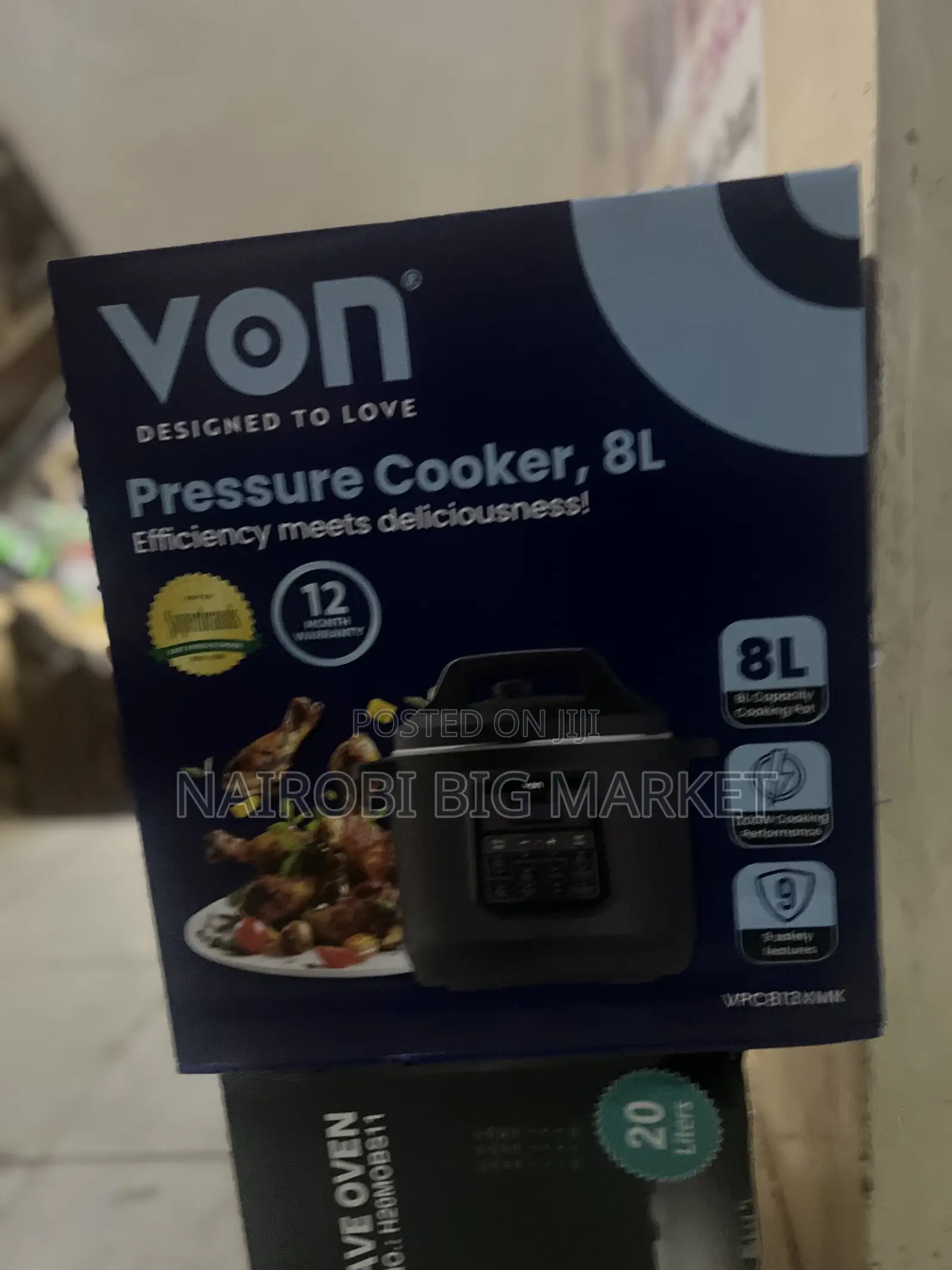 Von 8litres Electric Pressure Cooker