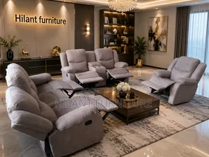 Cream 3+2+1 Imported Recliner Sofa