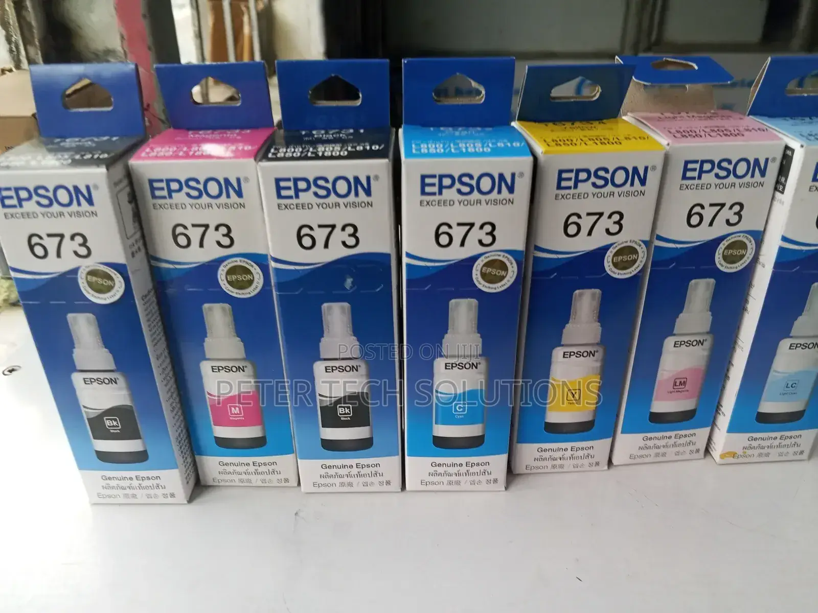 Original Boxed 673 Epson Ink