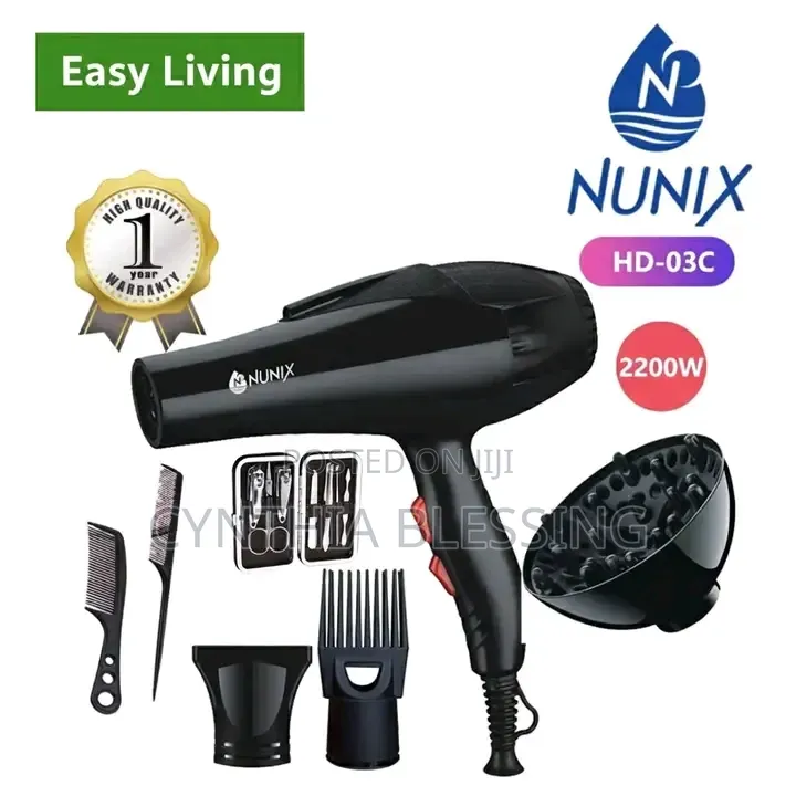Nunix Hair Dryer 2200 Watts