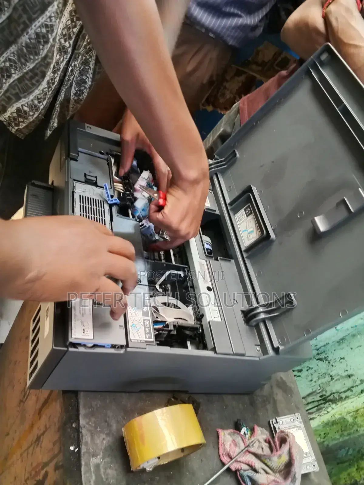 L8050/L8100 EPSON Repair Service and Maintenance ( Cloggedprinthead