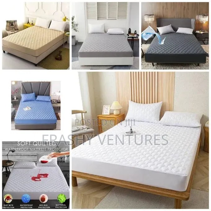 5*6 Mattress Protector Blue White