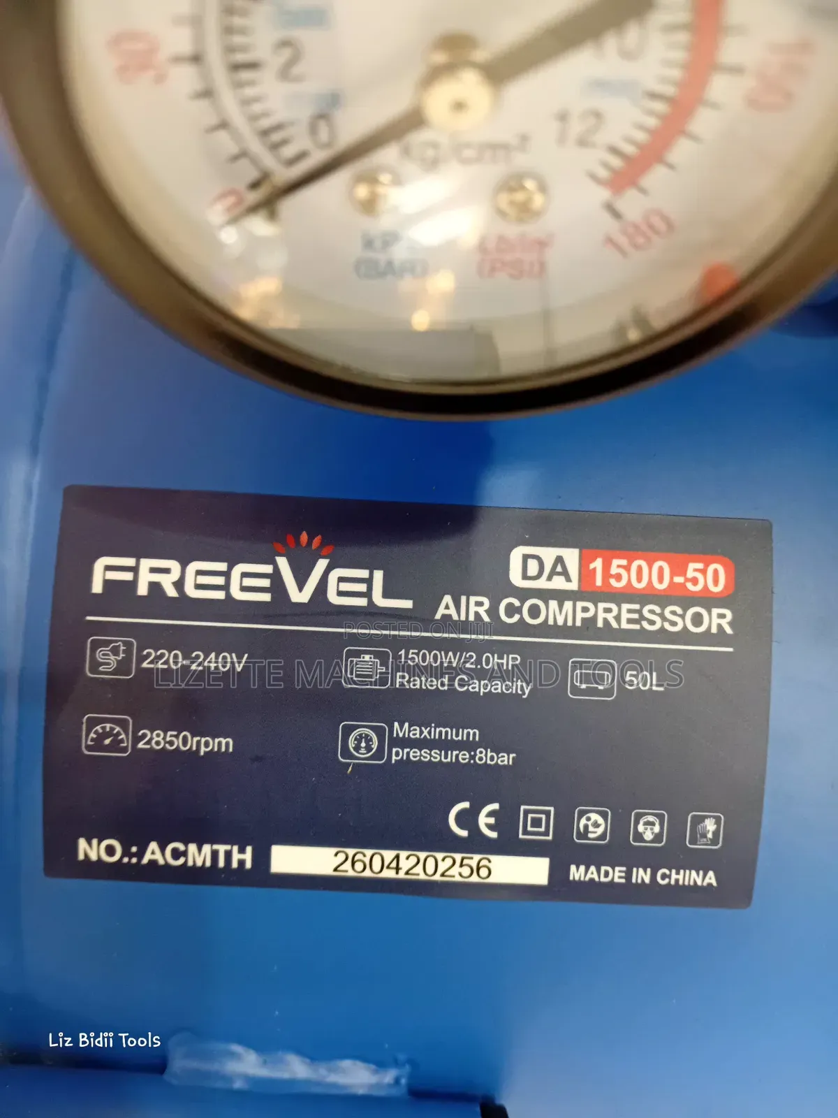 Freevel 50L Electric Air Compressor 2hp