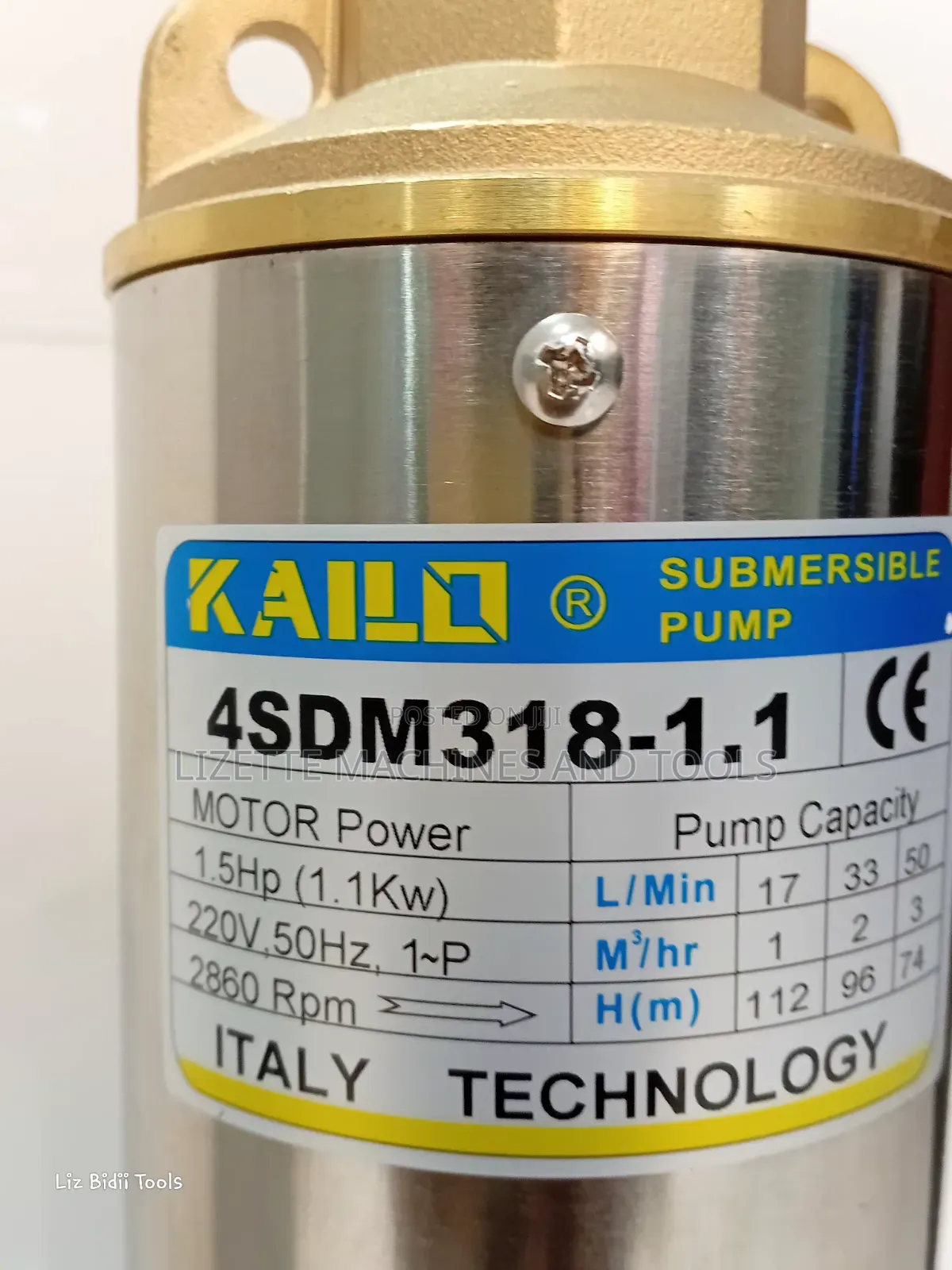 Kailo 1.5hp Submersible Water Pump With Controller