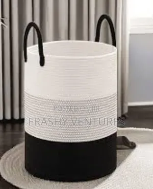 Heavy Wooden Rope Laundry Bag.58litrs
