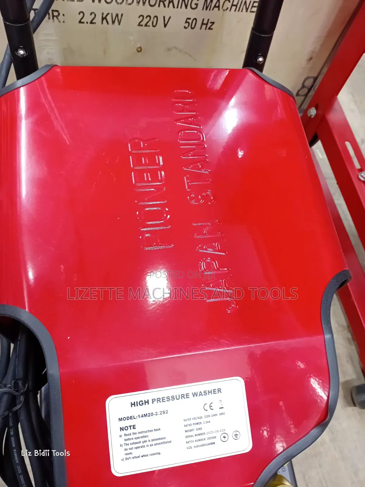 Pioneer 2700psi High Pressure Washer/ Car Wash Machine