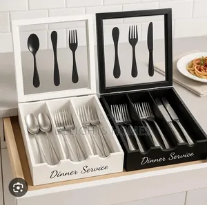 3 Compartment Cutlery Box Organizer-P