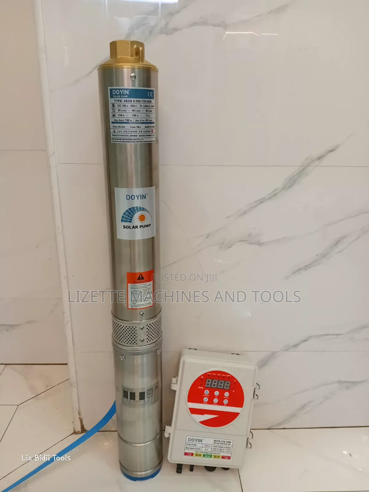 Doyin 2hp Solar Submersible Pump 168m Head