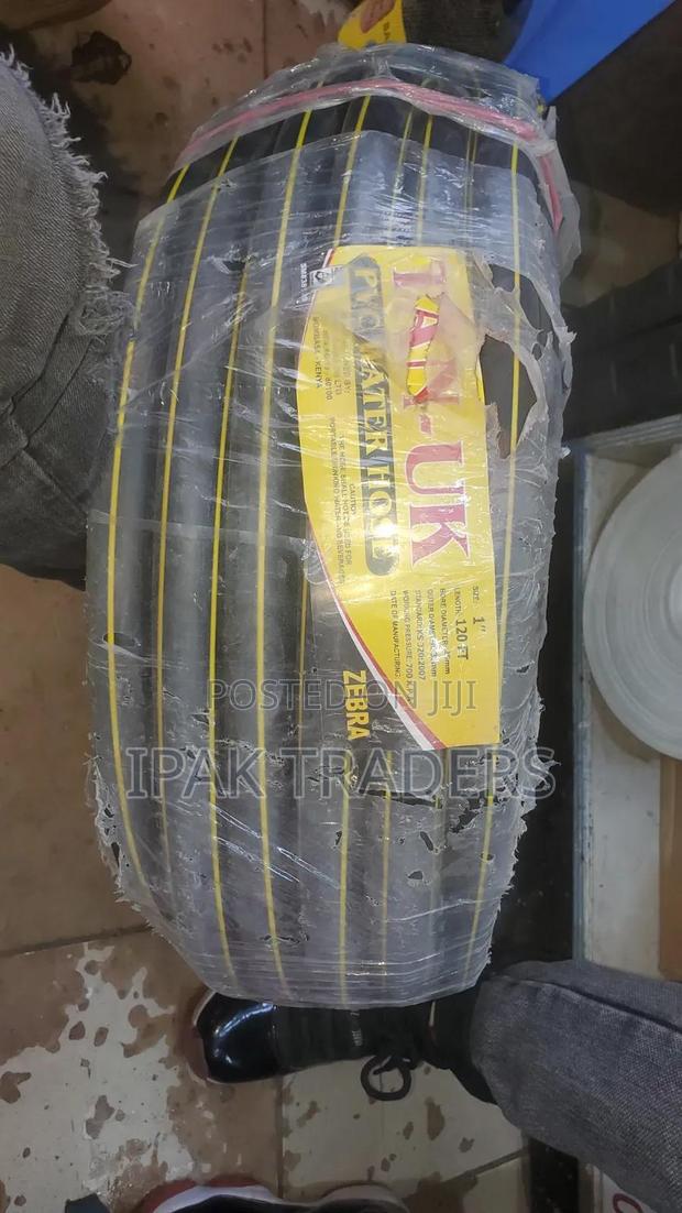 1'' Zebra PVC Garden Hose Pipe-120Ft