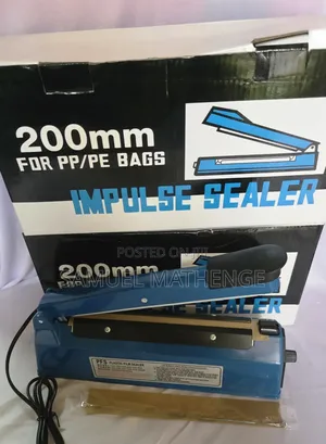Portable 8-Inch Plastic Bag Impulse Sealer 200mm Heat Sealing Machine
