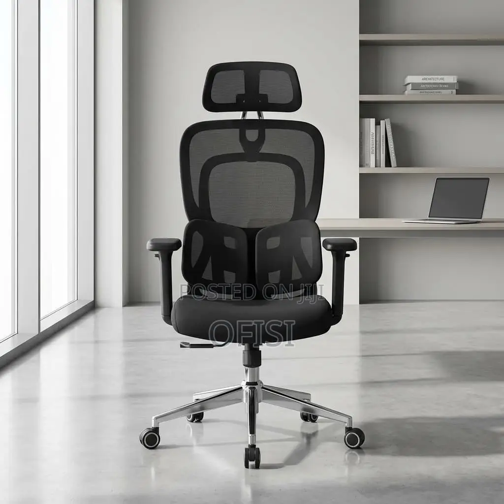 Office Chair; Executive Orthopedic Mesh Office Chair