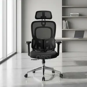 Office Chair; Executive Orthopedic Mesh Office Chair