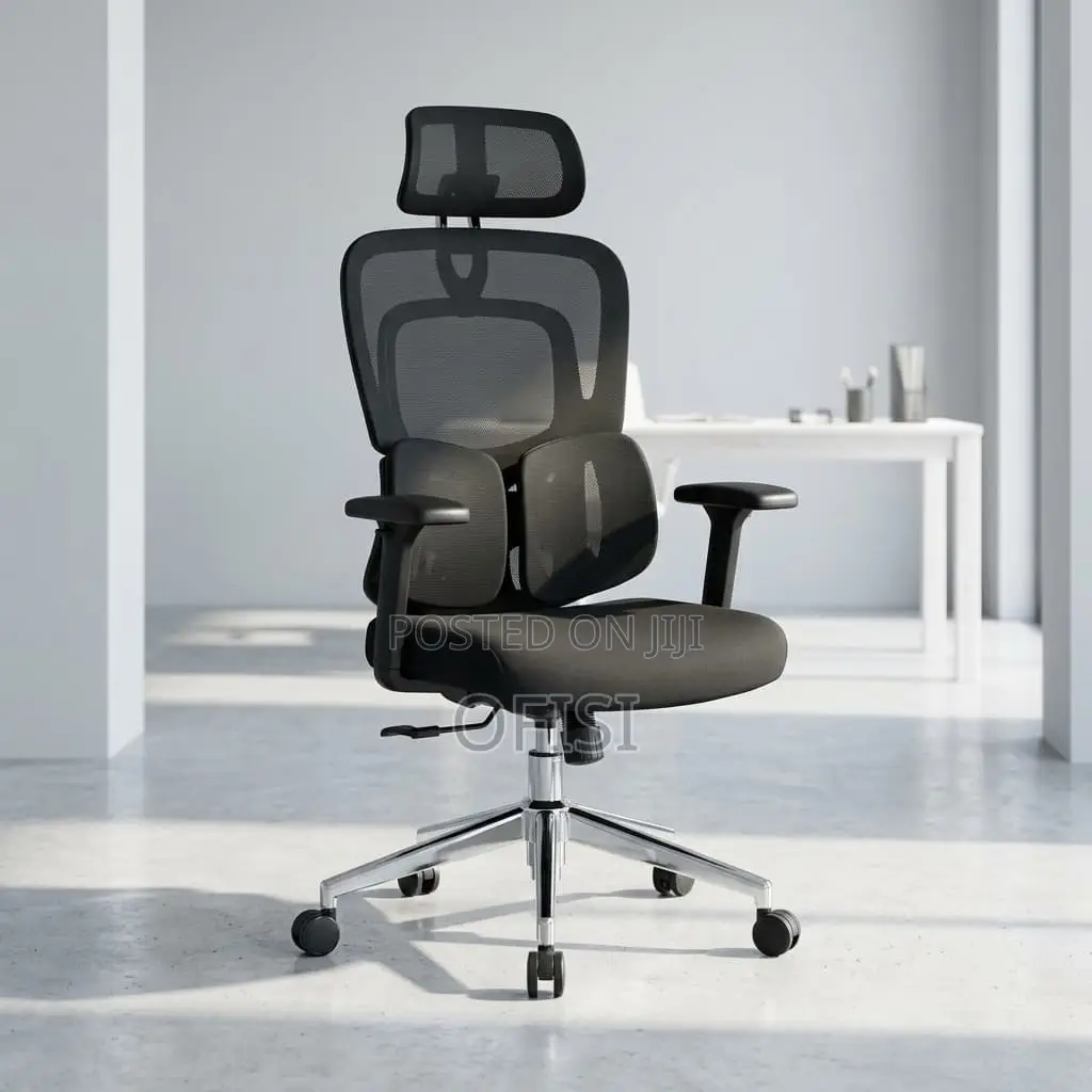 Office Chair; Executive Orthopedic Mesh Office Chair
