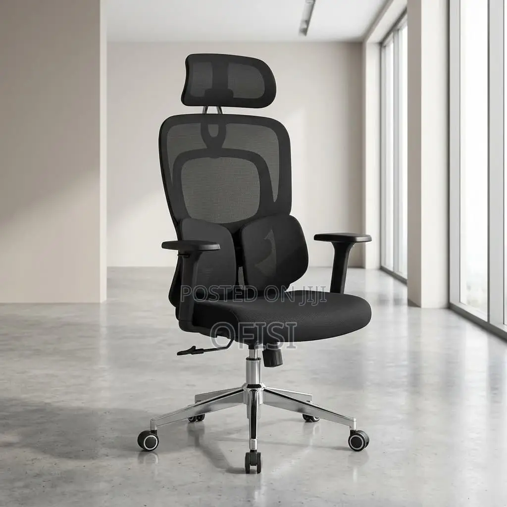 Office Chair; Executive Orthopedic Mesh Office Chair