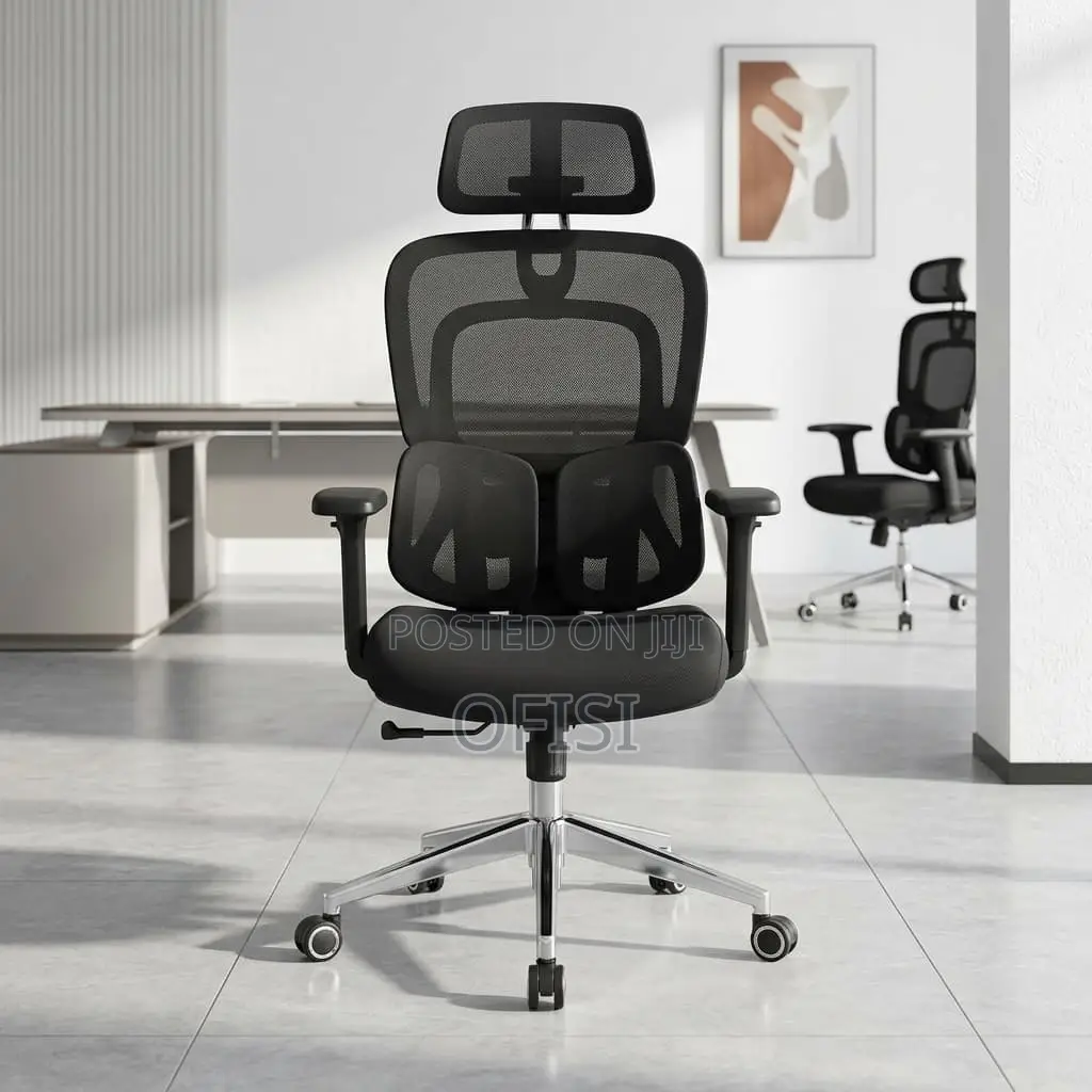 Office Chair; Executive Orthopedic Mesh Office Chair