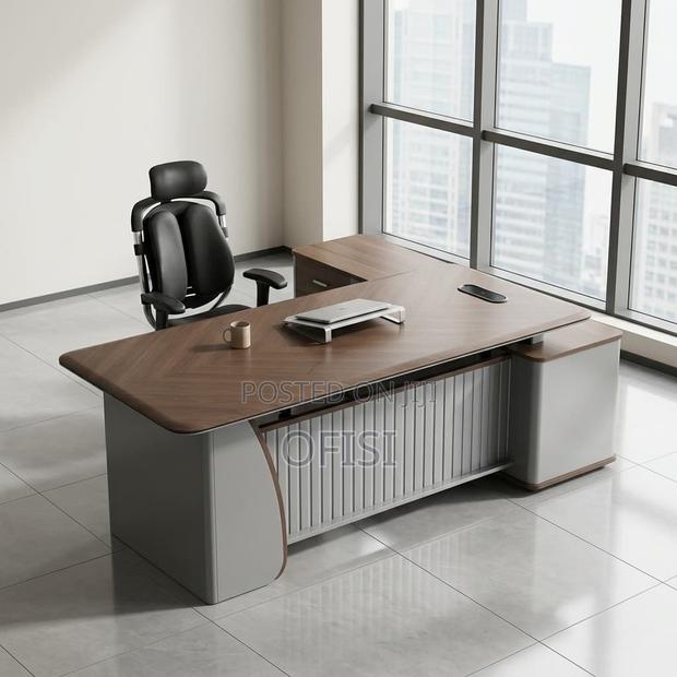 Office Desk; 2200Mm Modern Advanced Office Desk - thumbnail 5