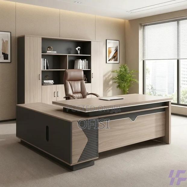 Office Desk; 1800Mm Luxury Managers Executive Desk - thumbnail 8