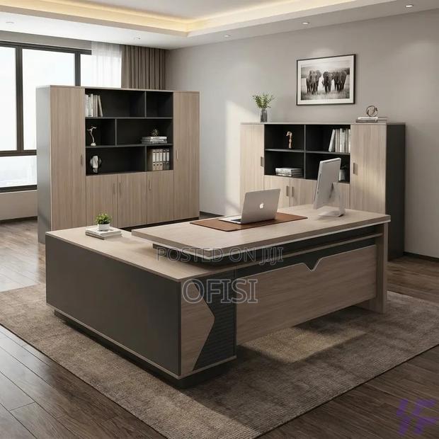 Office Desk; 1800Mm Luxury Managers Executive Desk - thumbnail 11