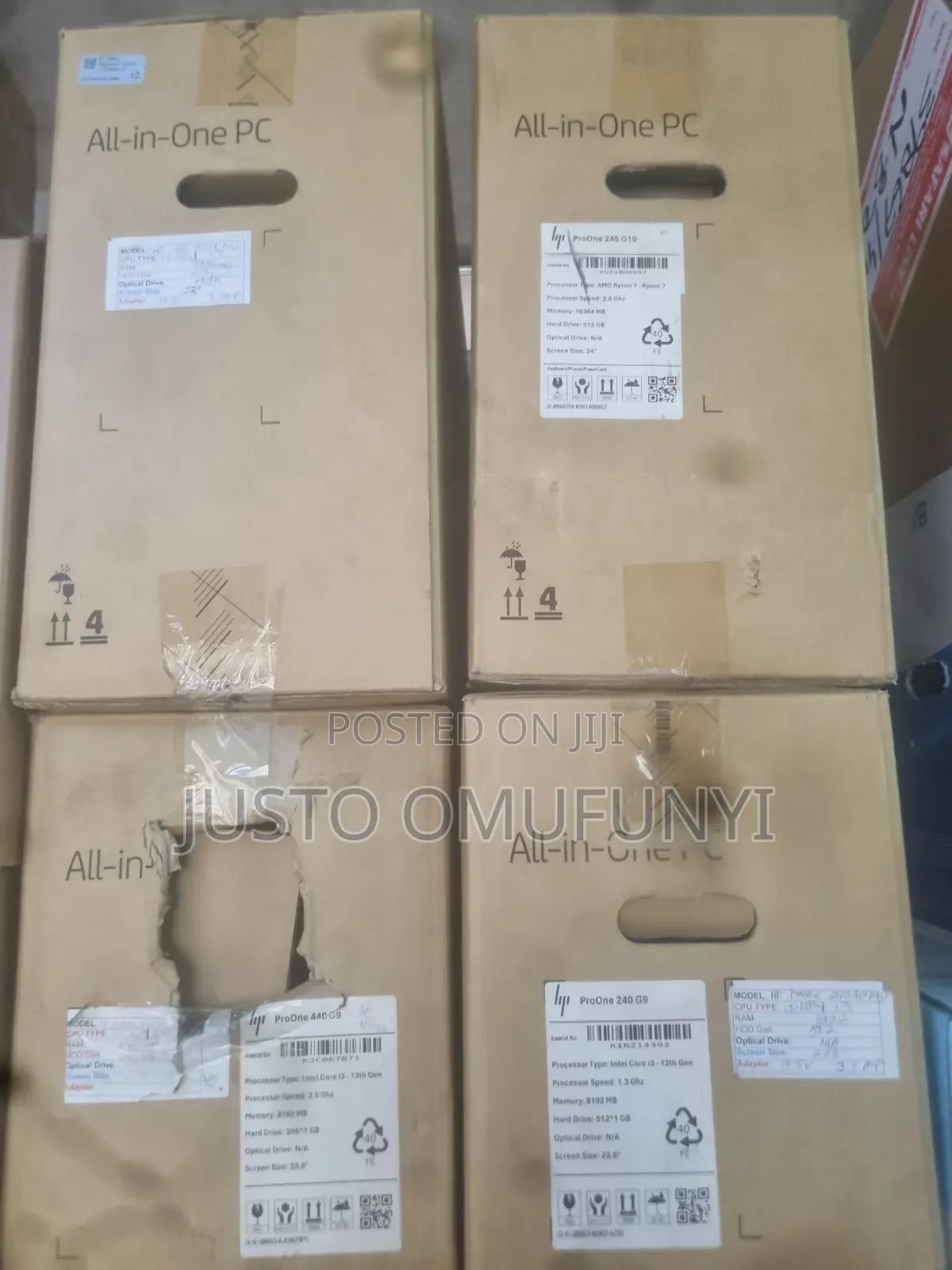 New Desktop Computer HP ProOne 400 16GB Intel Pentium HDD+SSD 512GB
