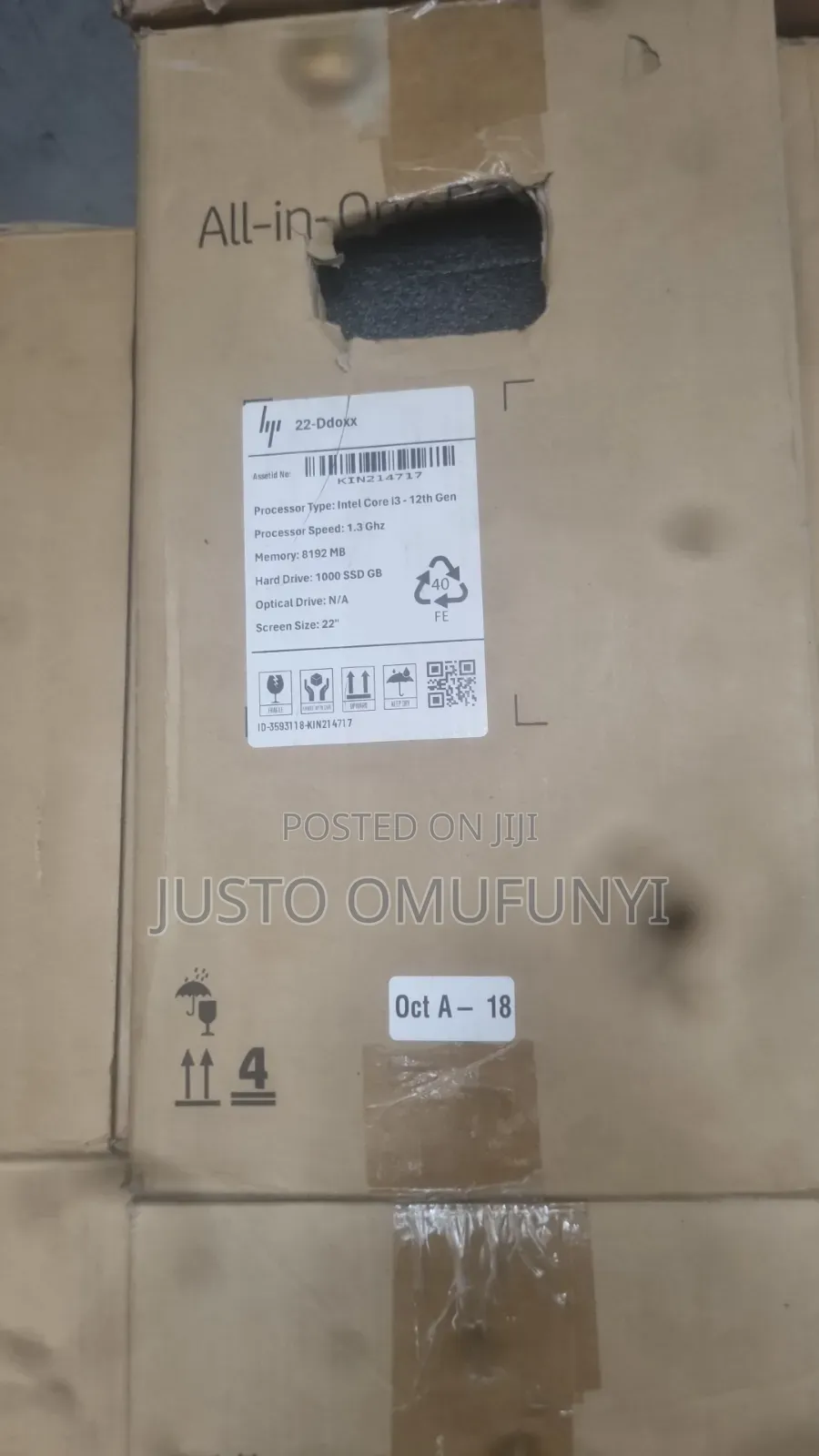 New Desktop Computer HP ProOne 400 16GB Intel Pentium HDD+SSD 512GB