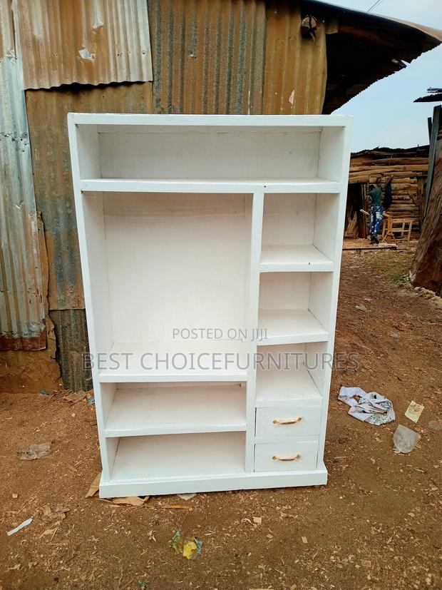 Wardrobe White Plain - thumbnail 4