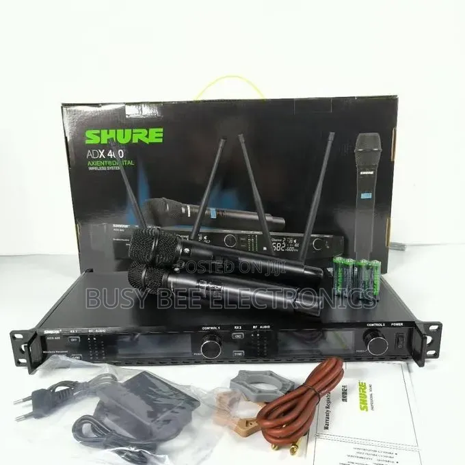 SHURE ADX 400 Dual High Quality Wireless Microphone