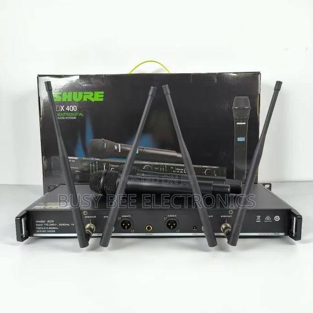 SHURE ADX 400 Dual High Quality Wireless Microphone - thumbnail 2