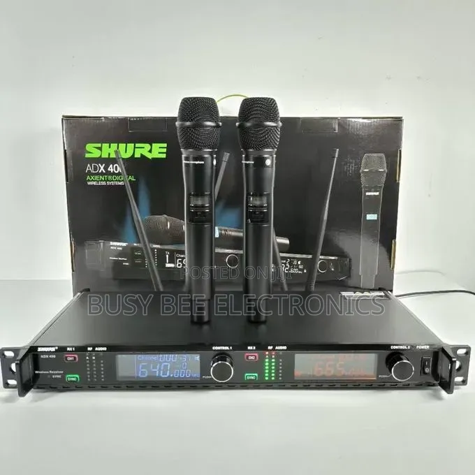 SHURE ADX 400 Dual High Quality Wireless Microphone