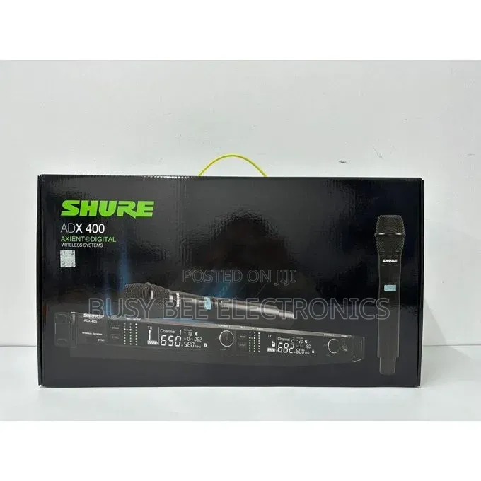 SHURE ADX 400 Dual High Quality Wireless Microphone