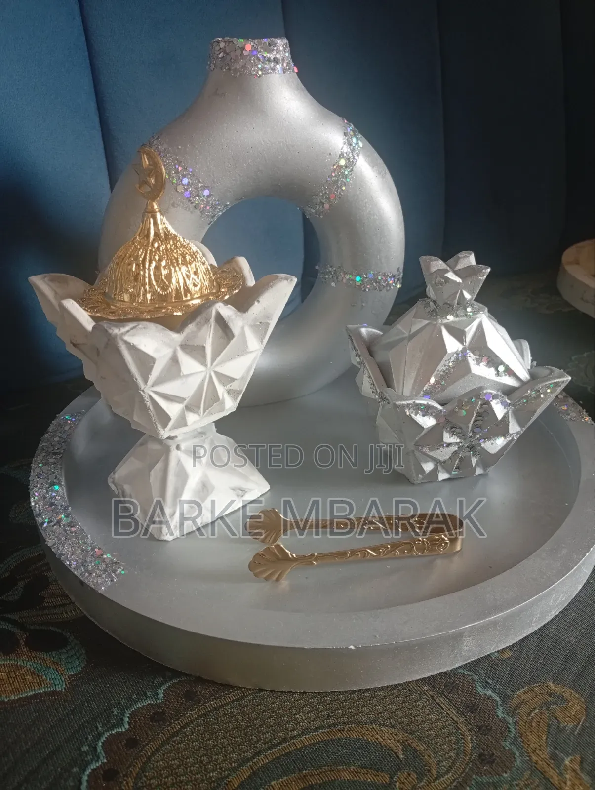 Concrete Oud Burner Set