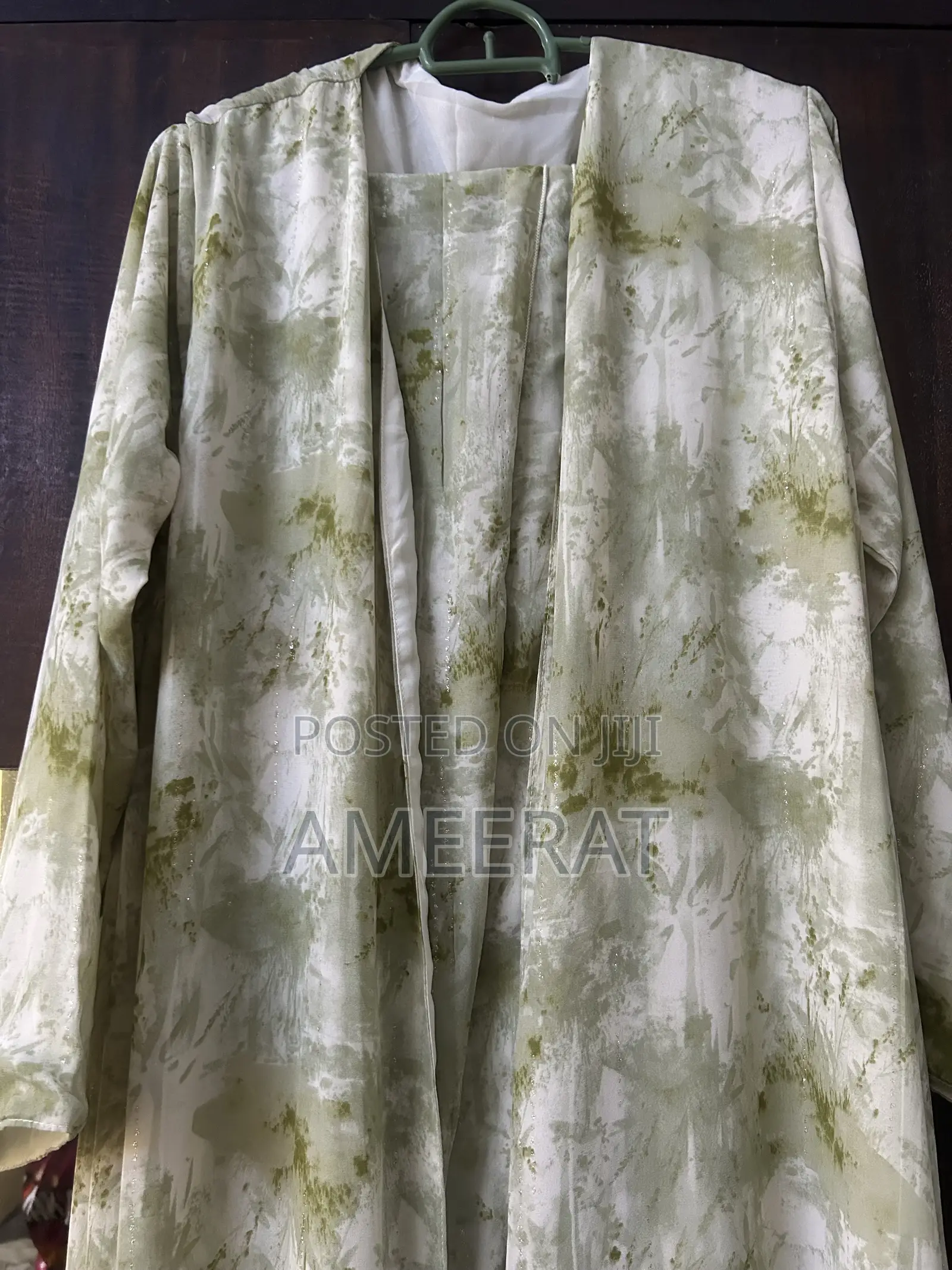 Green Mint Abaya