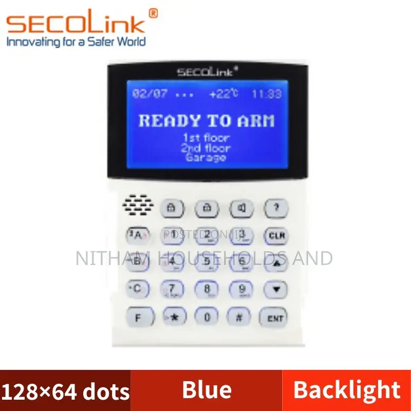 Secolink Graphic LCD Keypads KM24A and KM24G