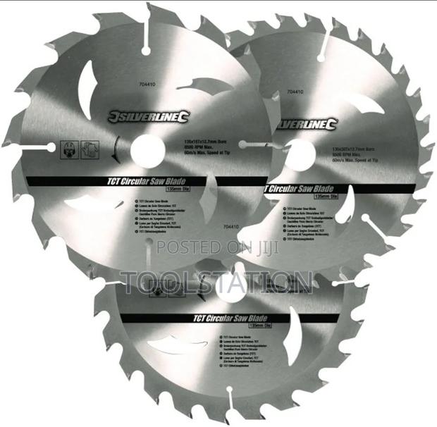 TCT Circular Saw Blades 16, 24, 30T 3pk 125mmx12.7-10 Mm Ring 704410