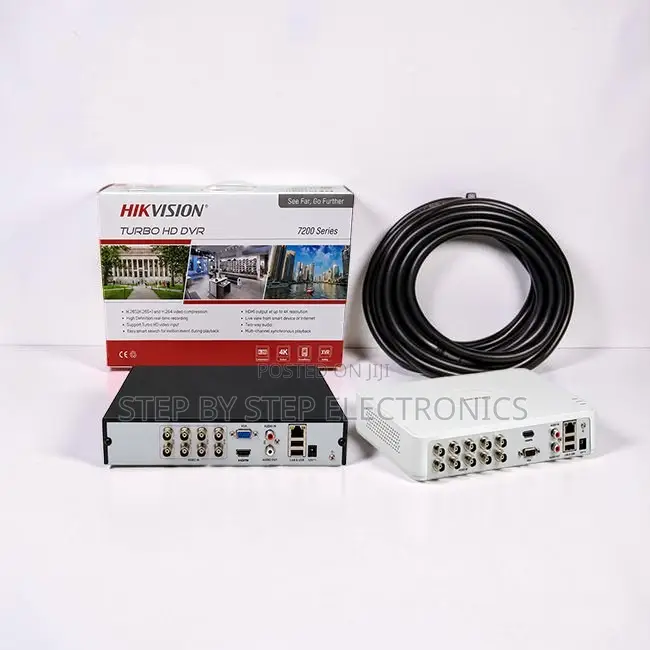 High Definition Hikvision 4 Channel, 8 Channel Upto 1080P DVR Machine