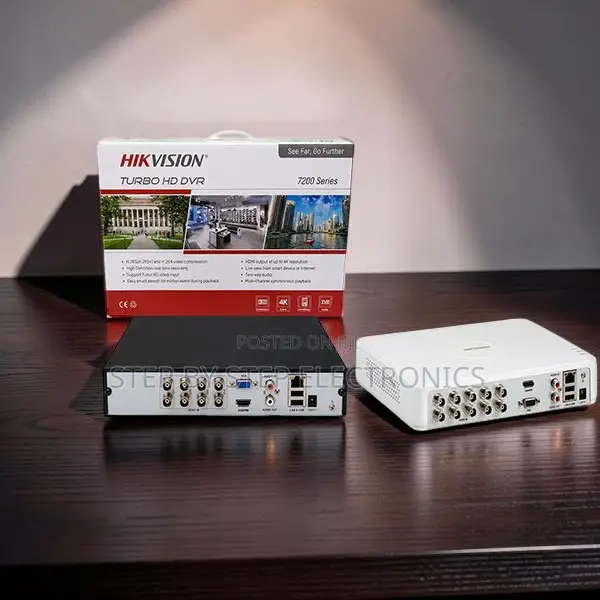Continuous Recording Hikvision 4 , 8 Channel Upto 1080P DVR Machine