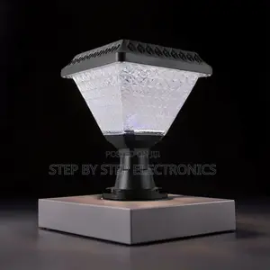 Stylish Outdoor Led Garden Light Main Gate Post Solar Light Lamp