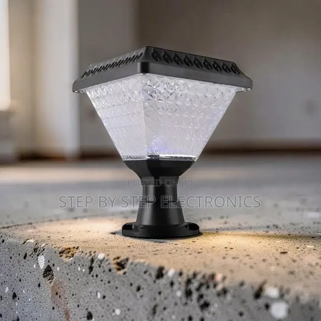 Smart Outdoor Led Garden Light Main Gate Post Solar Light Lamp