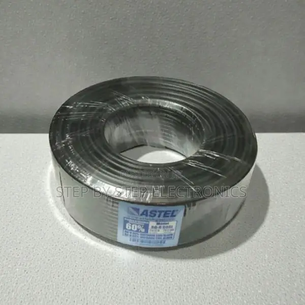 Secure Connection 100M ,200M RG59 Two-in-One Coaxial CCTV Camera Cable