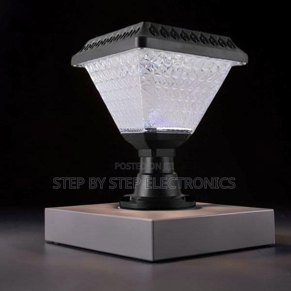 Automatic Outdoor Led Garden Light Main Gate Post Solar Light Lamp