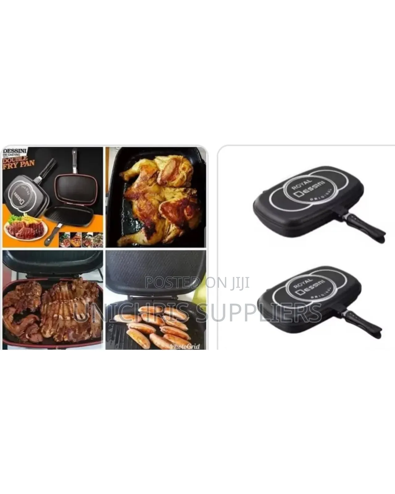 Double -Sided Dessini Grill Pan 36cm