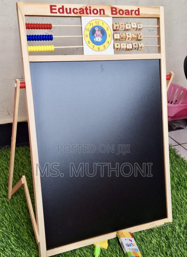 Wooden Education Board With Abacus 