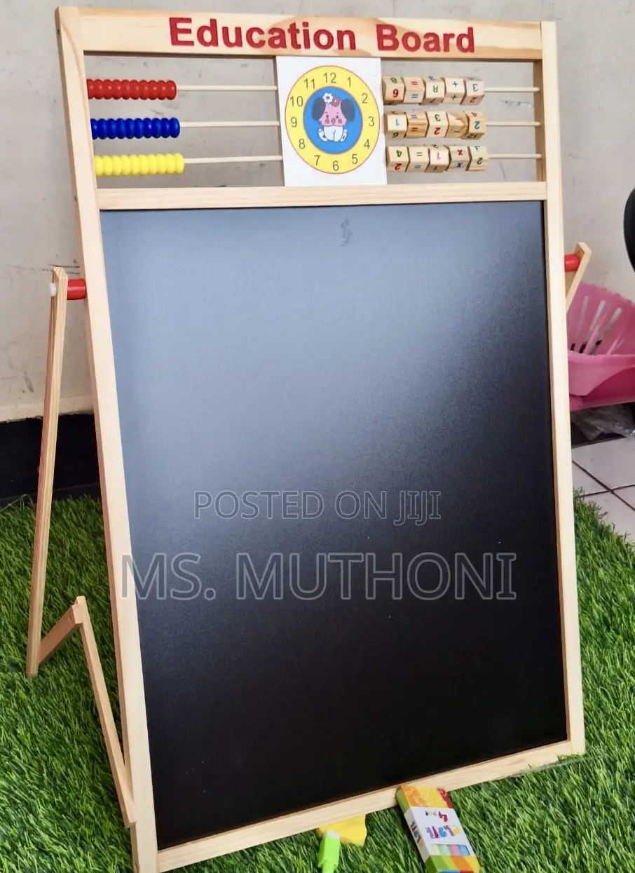 Wooden Education Board With Abacus 