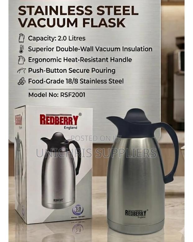Redberry Unbreakable Flask 2ltrs