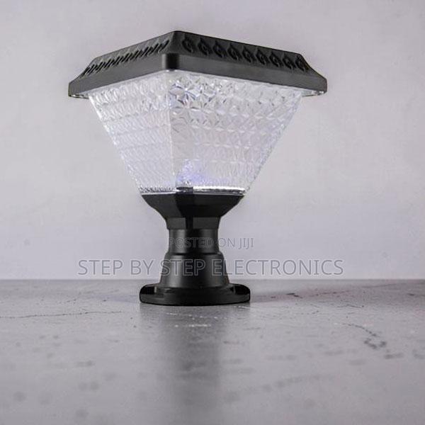 Ensured Outdoor Led Garden Light Main Gate Post Solar Light Lamp