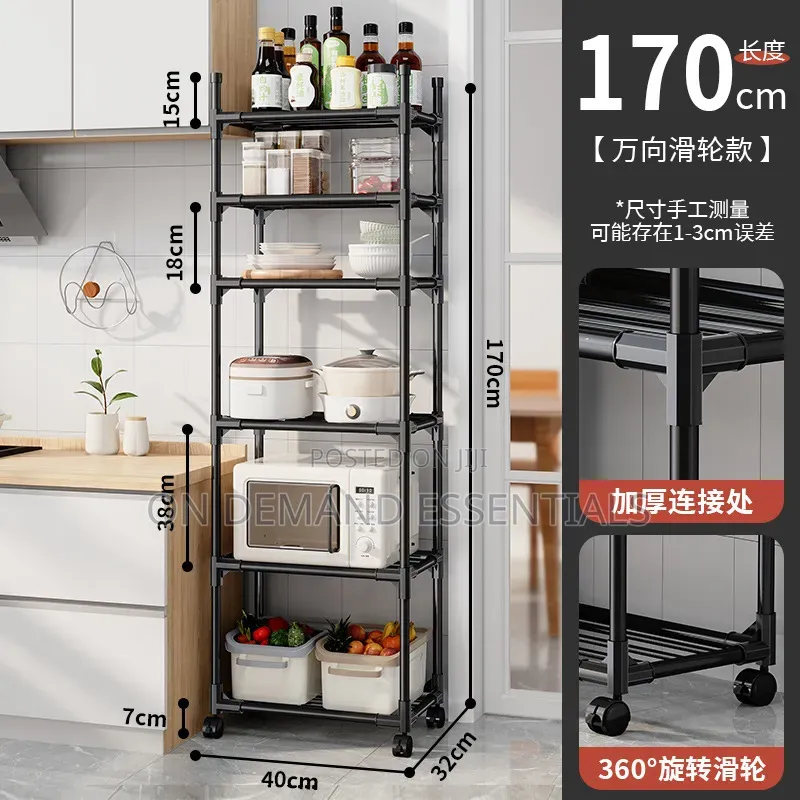 6-Tier Multipurpose Kitchen Storage Rack