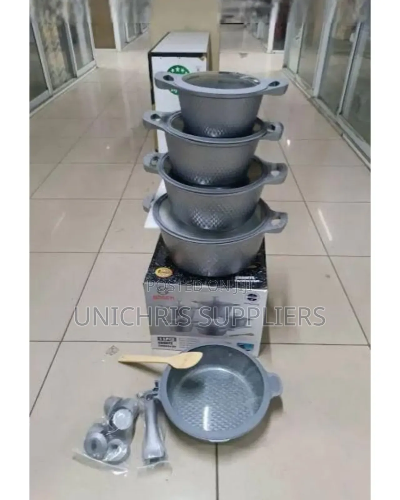 Bosch 11pc Cookware With Silicone Lid Covers